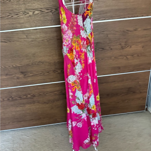 JOHNNY WAS GOLDEN BOUQUET BIAS MAXI DRESS Sz M - Picture 9 of 15